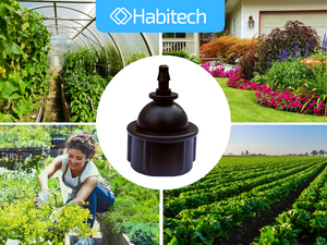 Habitech 3-Pack 1/4 Inch Drip Irrigation Tubing to Faucet/Garden Hose Adapter for 1/4" Tubing