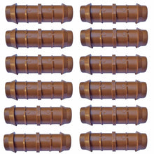 Load image into Gallery viewer, Habitech 12-Pack Barbed Coupling Drip Irrigation Fittings for 1/2&quot; Tubing