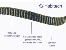 Load image into Gallery viewer, Habitech 250&#39; Tree Tie Strap Staking and Guying Material, 1,800 Lbs Strength